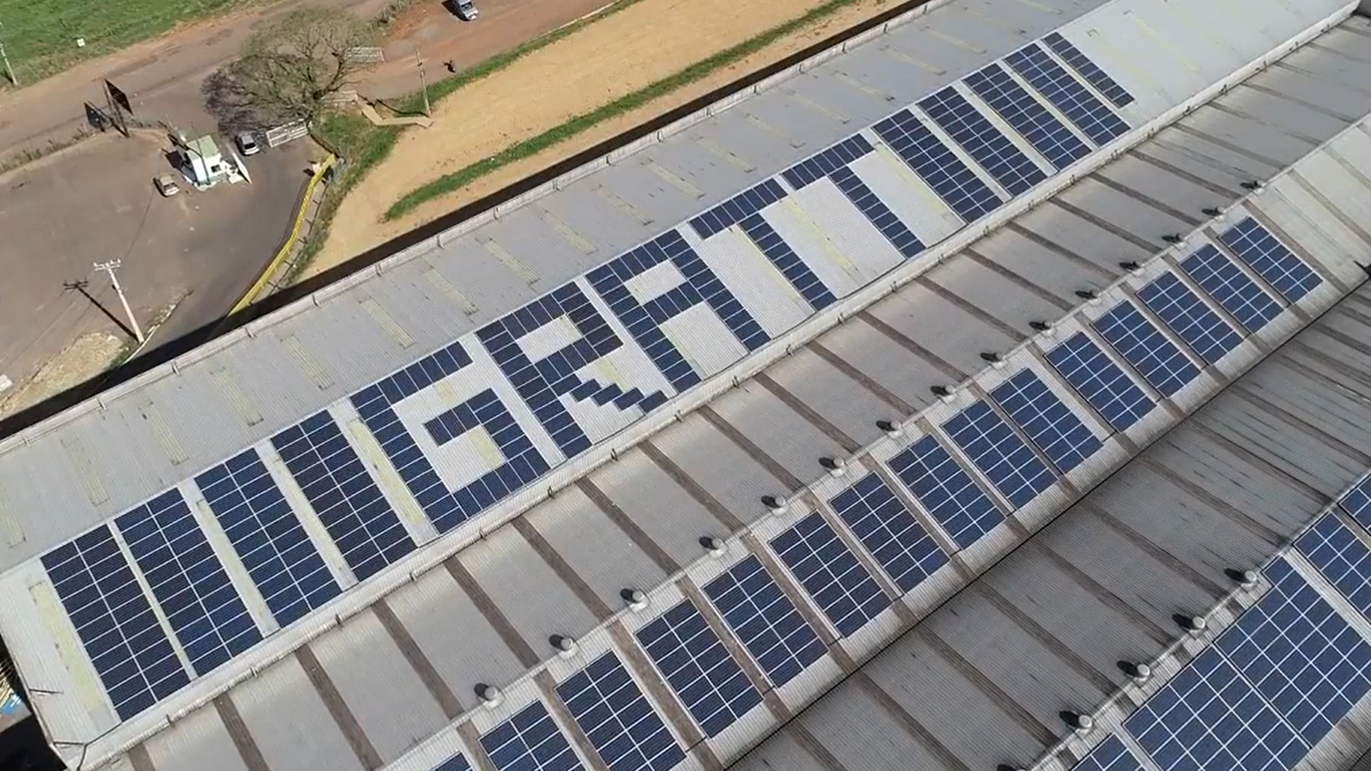 Projeto Efall para Gratt | Painéis Globo Brasil – Um dos maiores em telhado do Brasil!